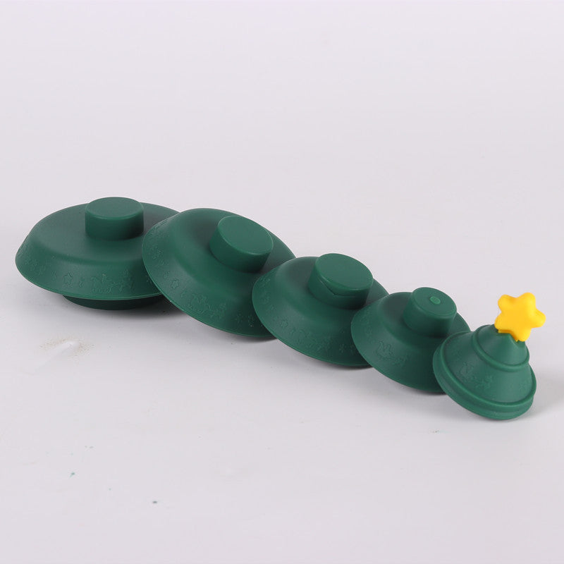Wholesale Christmas Silicone Baby Stacked Toys